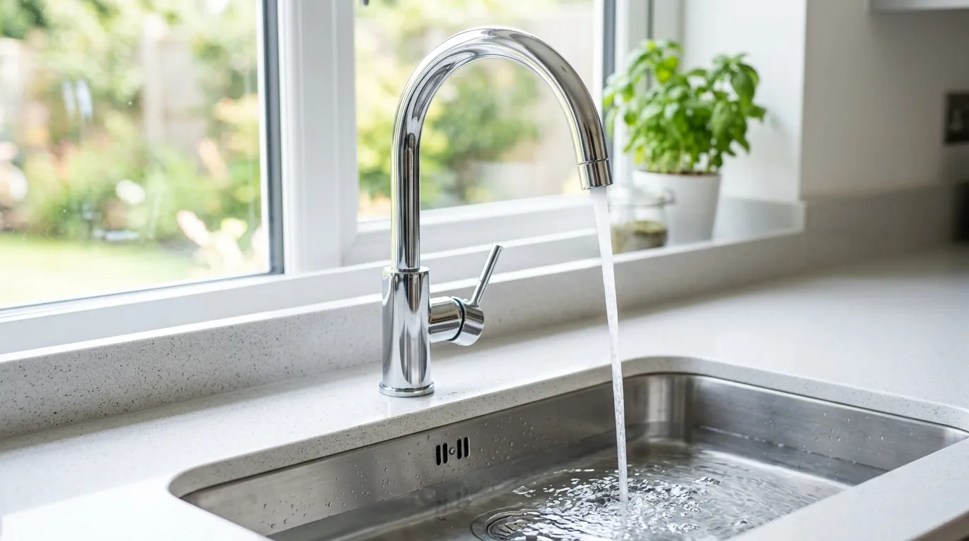 Local Plumbing Master Pros same day plumber fixing a faucet in Hamilton, TX